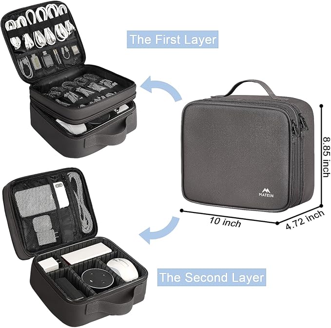 MATEIN Cord Organizer Case