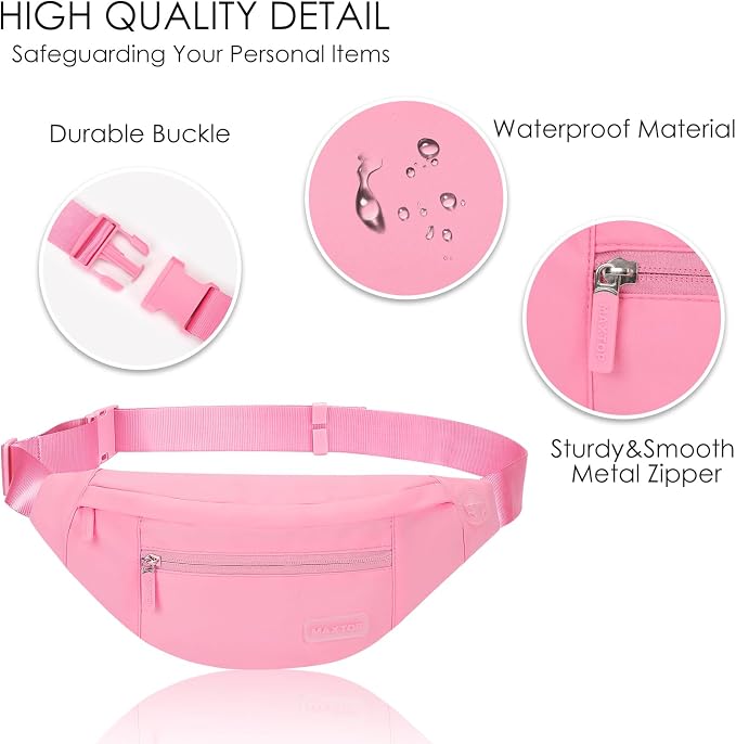 MAXTOP Large Crossbody Fanny Pack