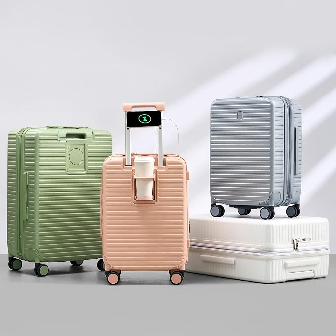 Hard Shell Suitcases Travel Expandable Luggage, 24 Inch Check in Luggage