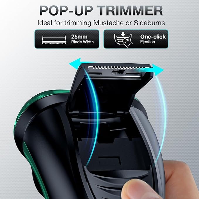 Electric Razor for Men, Rechargeable Shaver