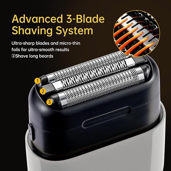 Mini Steel Electric Foil Shavers
