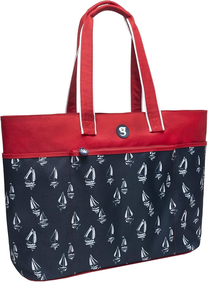 geckobrands Oversized Beach Tote – Large and Stylish Beach Bag
