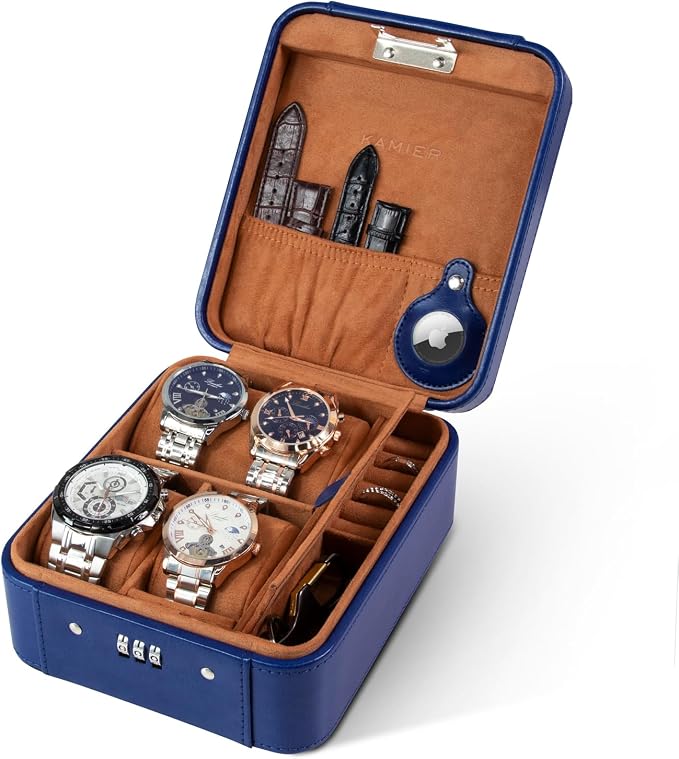 KAMIER Watch Case with Combination Lock