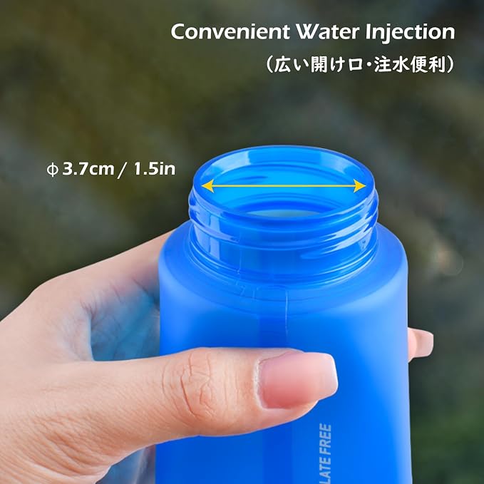 TRIWONDER TPU Collapsible Flask BPA-Free Soft Folding Water Bottles