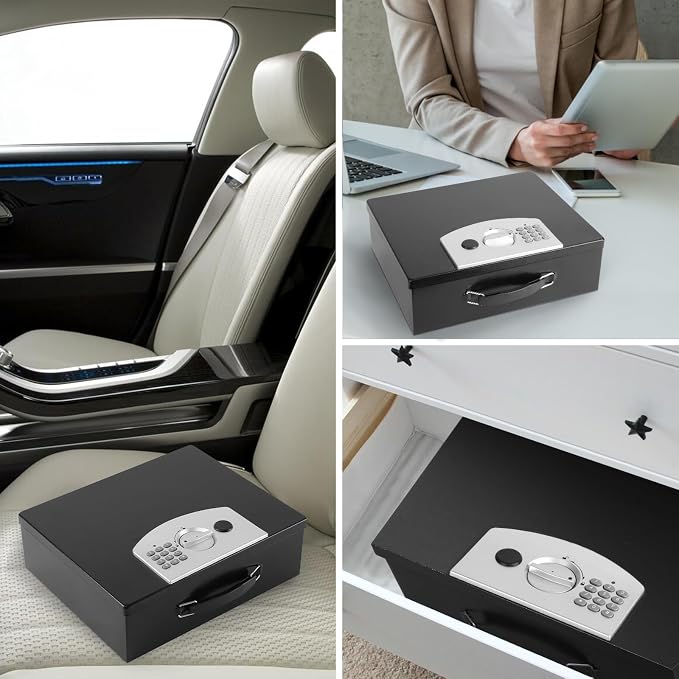 Dalmbox Portable Metal Safe Box