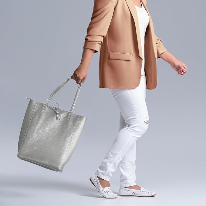 Italian Calf Leather Tote for Women