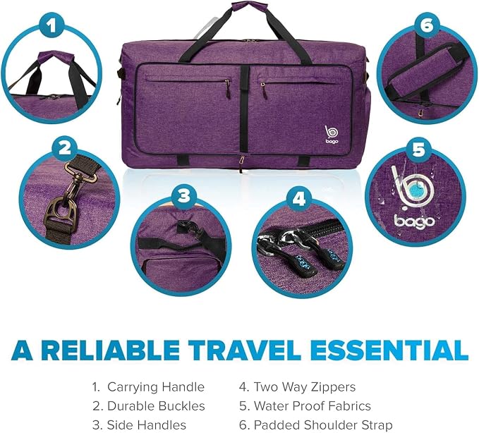 Bago Large Foldable Duffel Bags