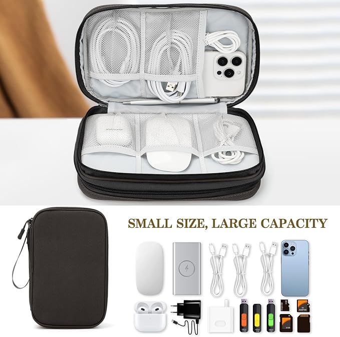 FYY Electronic Organizer, Large Travel Cable Organizer Bag Pouch Electronic
