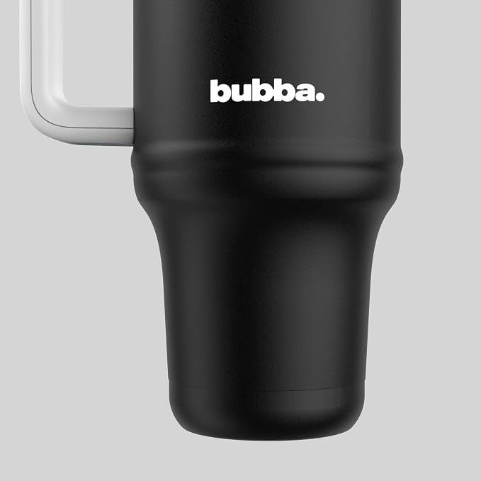 bubba 40 oz Insulated Stainless Steel Tumbler with Handle and Straw - Leakproof, Dishwasher Safe, Cup Holder Tumbler, Lead-Free and BPA-Free, Office Siren