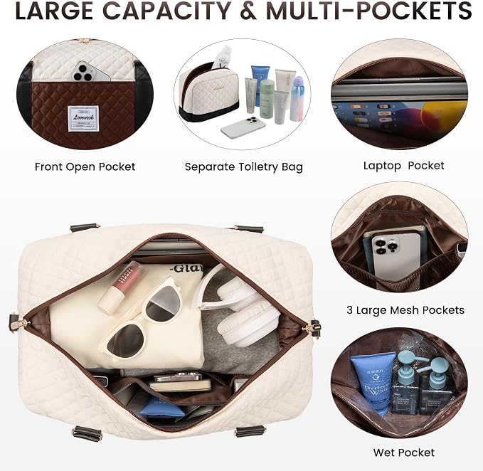 LOVEVOOK Travel Duffle Bag, Weekender Bags