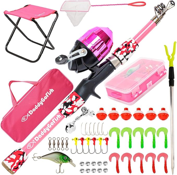 DaddyGoFish Kids Fishing Pole