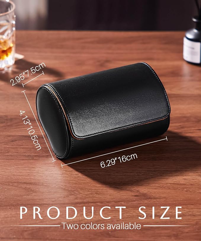 Homde Travel Watch Box Leather: Traveling Case
