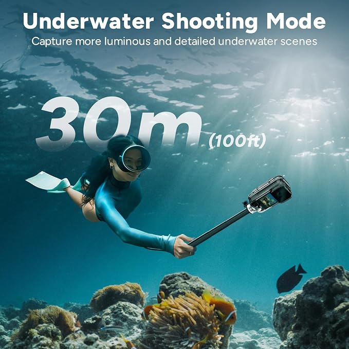 SJCAM C300 Pocket Action Camera 4K, 7Hour Power, 6-Axis Stabilization,