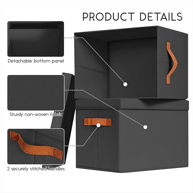 Storage Bins with Lids