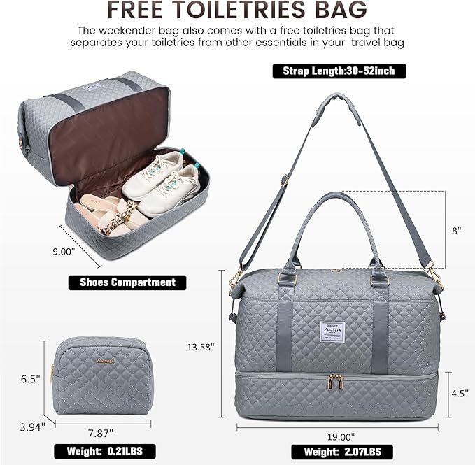 LOVEVOOK Travel Duffle Bag, Weekender Bags