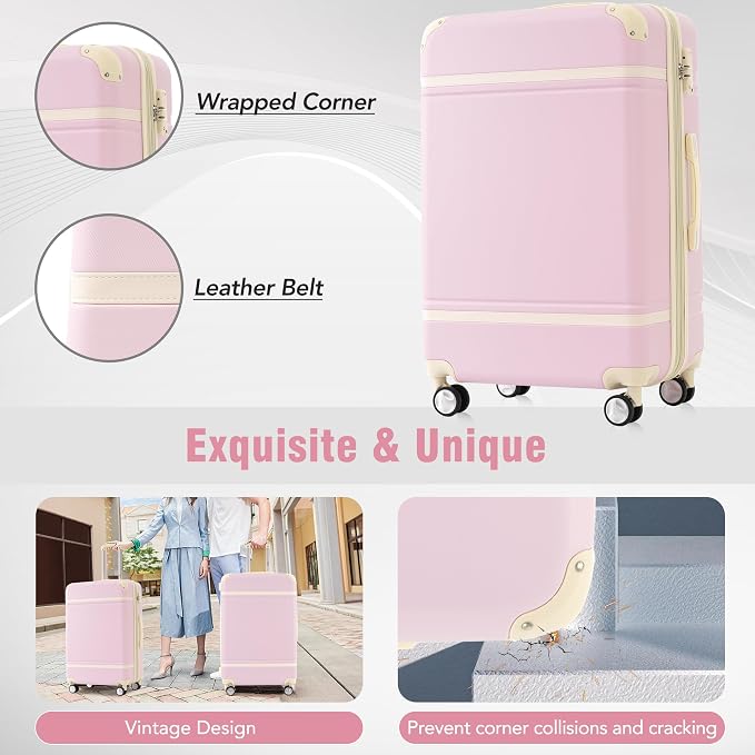 Merax Luggage Set 3 Piece Suitcase Set
