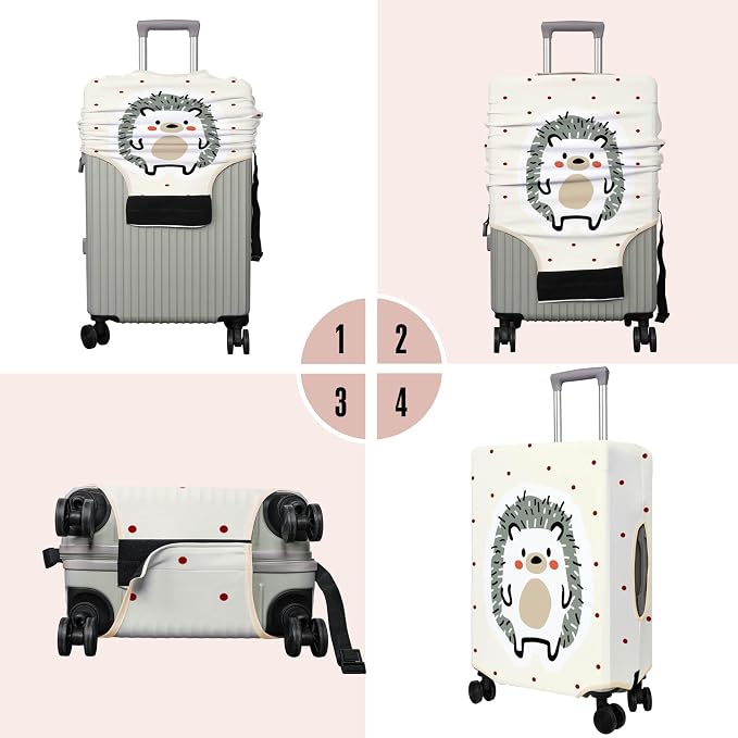 Travel Luggage Cover Suitcase Protector Fits 18-32 Inch Wheel Covers