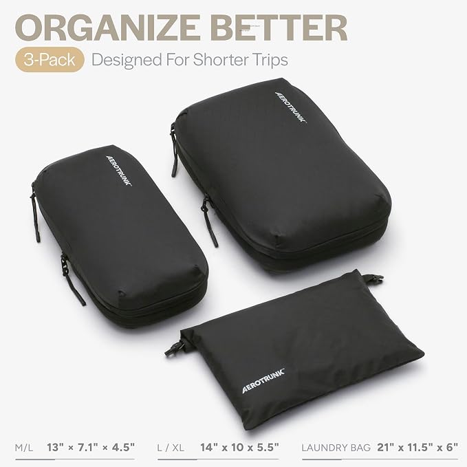 Aerotrunk Ultralight Compression Packing Cubes