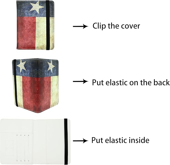 Texas Vintage Flag Passport Holder