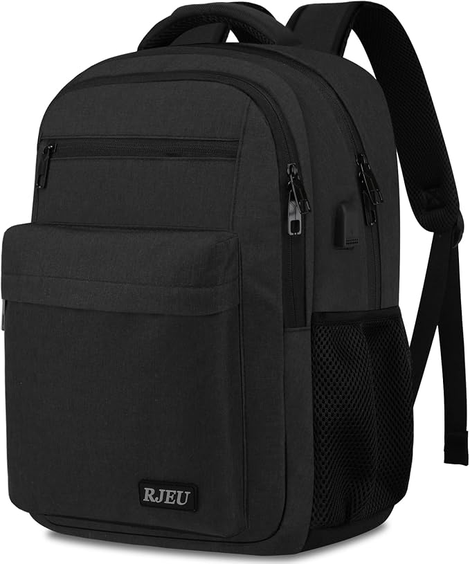 School Backpack for Teen Boys 15.6 Inch, USB Charging Port & Anti-Theft Water