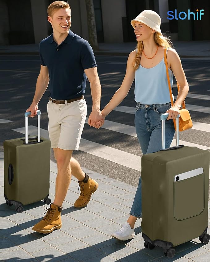 Slohif Luggage Cover for Suitcase Tsa Approved Protector