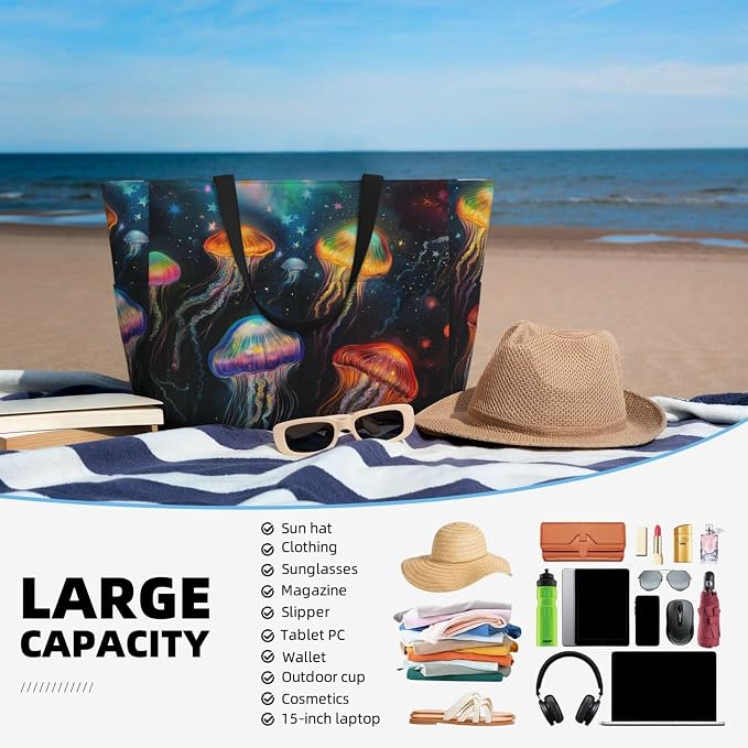 Beach Bag for Women Beach Tote Bag Waterproof Sandproof Large Bags