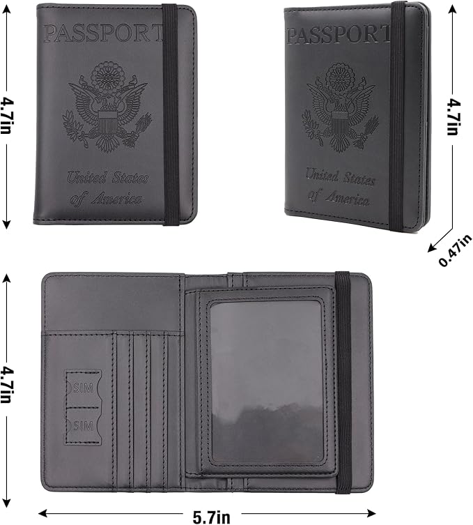Melsbrinna Rfid Passport Holder