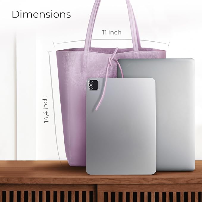 Italian Calf Leather Tote for Women