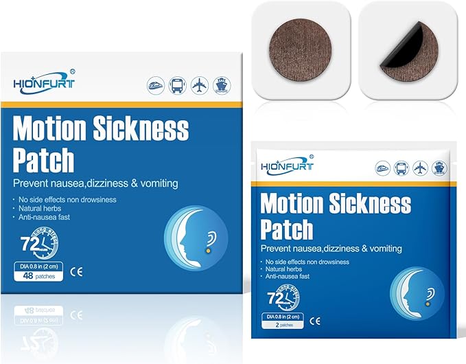 48ct Motion Sickness Patches – Sea Sickness Patches
