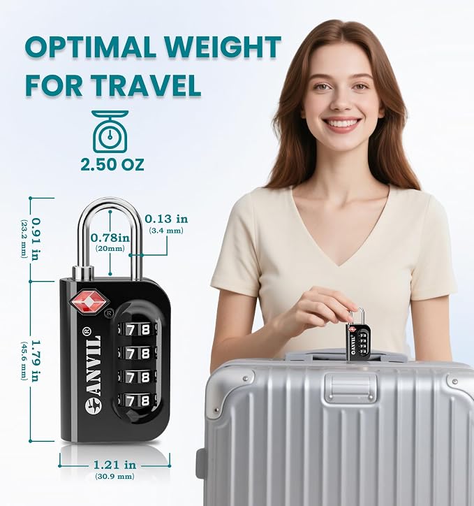 ANVIL TSA Approved Luggage Lock