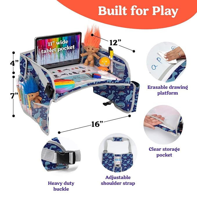 PILLANI Kids Travel Tray for Car
