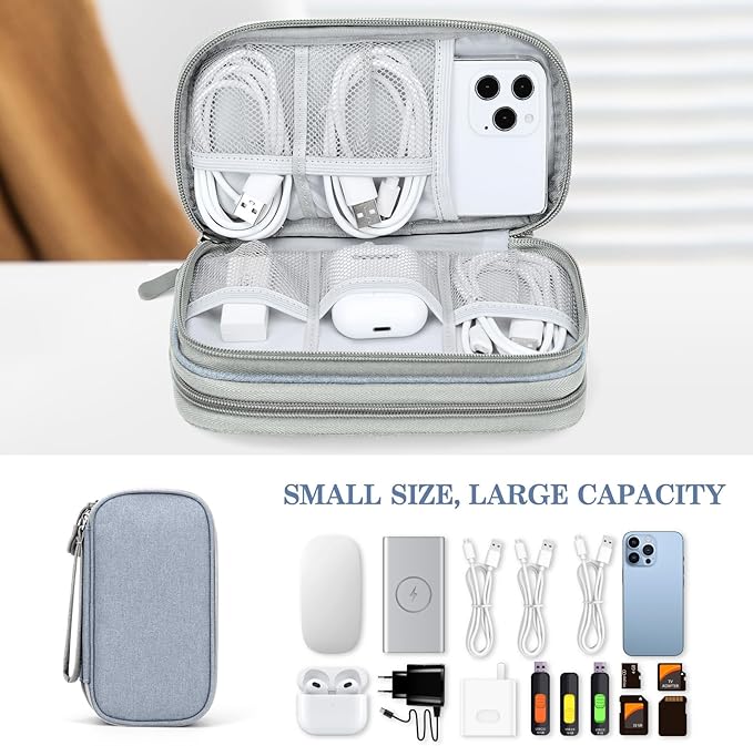 FYY Electronic Organizer, Travel Cable Organizer Bag Pouch Electronic
