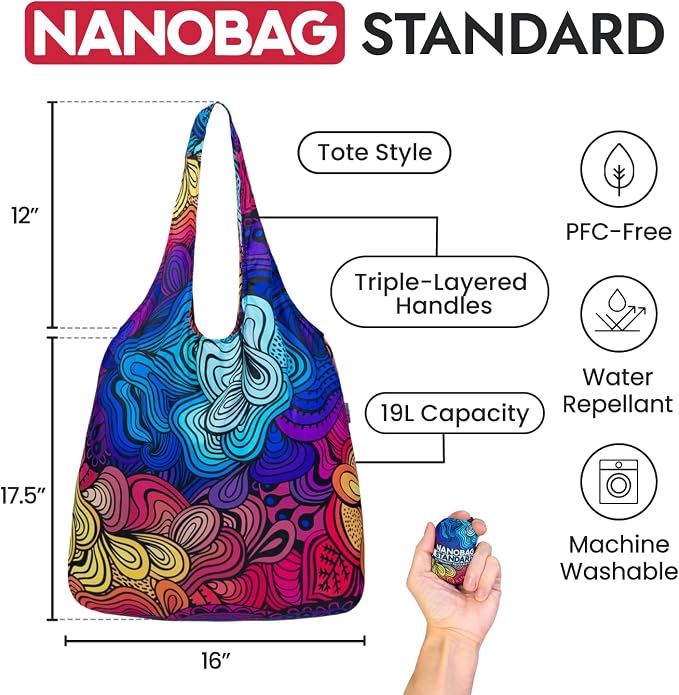 Nanobag Ultra-Lightweight Foldable Tote