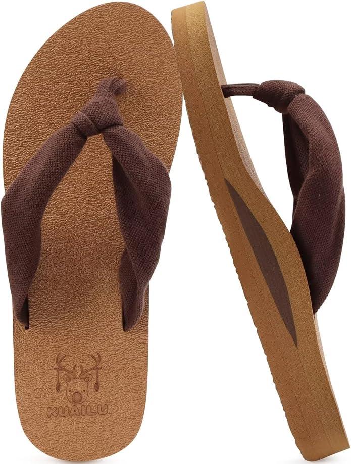 KuaiLu Flip Flops for Women