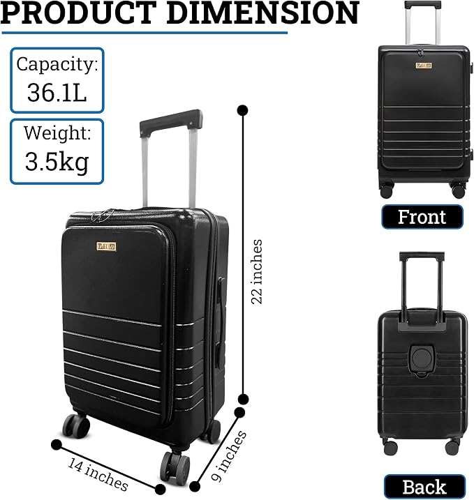 20 Inch Hardside Carry On Luggage
