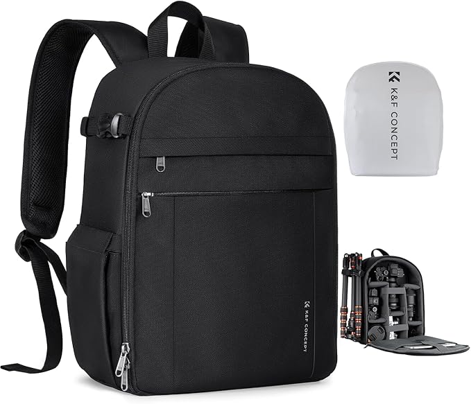 K&F CONCEPT Lightweight Camera Backpack Bag, Professional Photography Bag