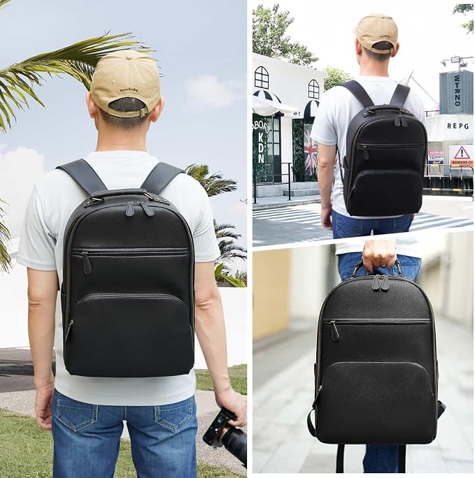 Camera Backpack Classic PU Leather