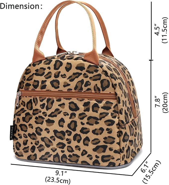 FlowFly Leopard Insulated Lunch Cooler Bag