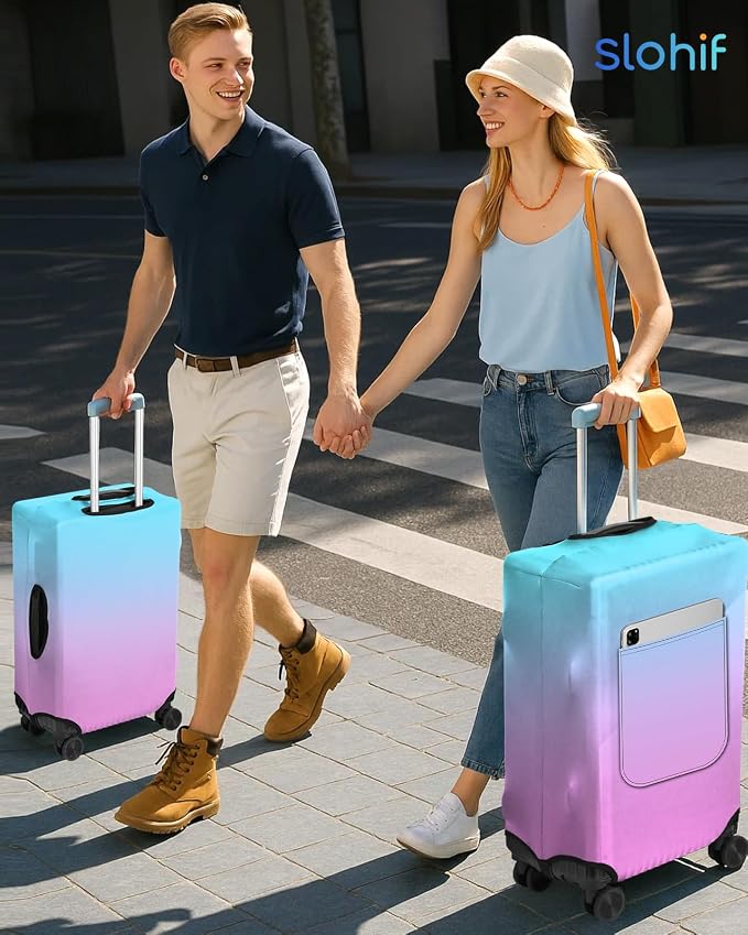 Slohif Luggage Cover for Suitcase Tsa Approved Protector