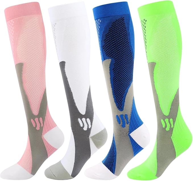 Kickticks 4 Pairs Compression Socks