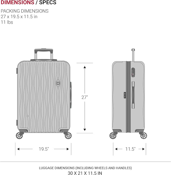 SwissGear 7272 Energie Expandable Hardside Luggage
