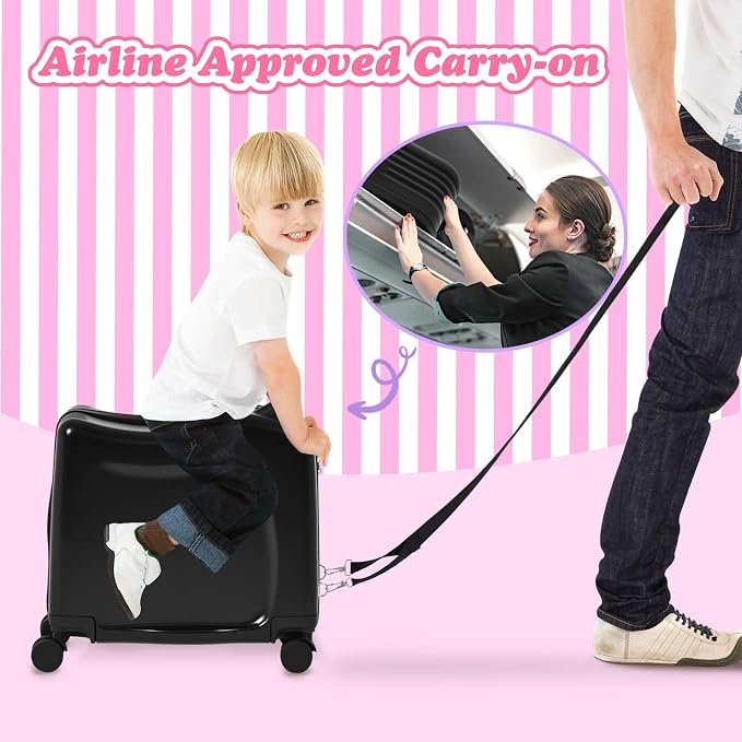 smilesun 20" Ride-On Travel Suitcase