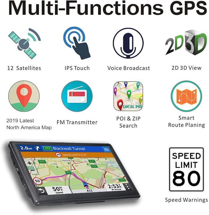 OHREX N800 GPS Navigator for Car
