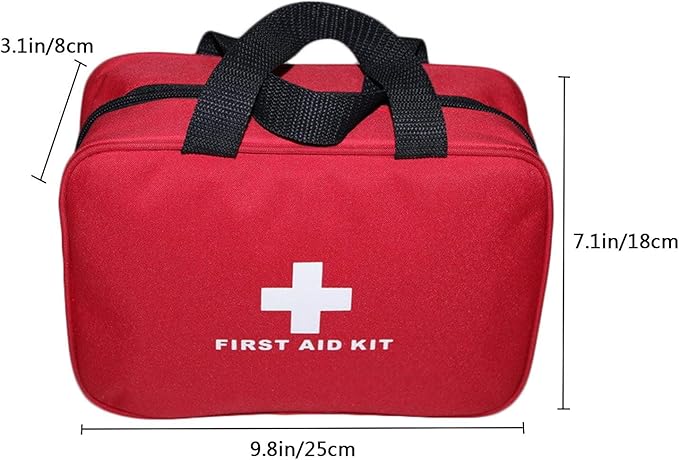 AOUTACC Nylon First Aid Empty Kit, Compact Waterproof and Lightweight First Aid