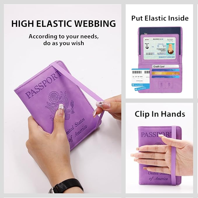 Melsbrinna RFID Passport Holder
