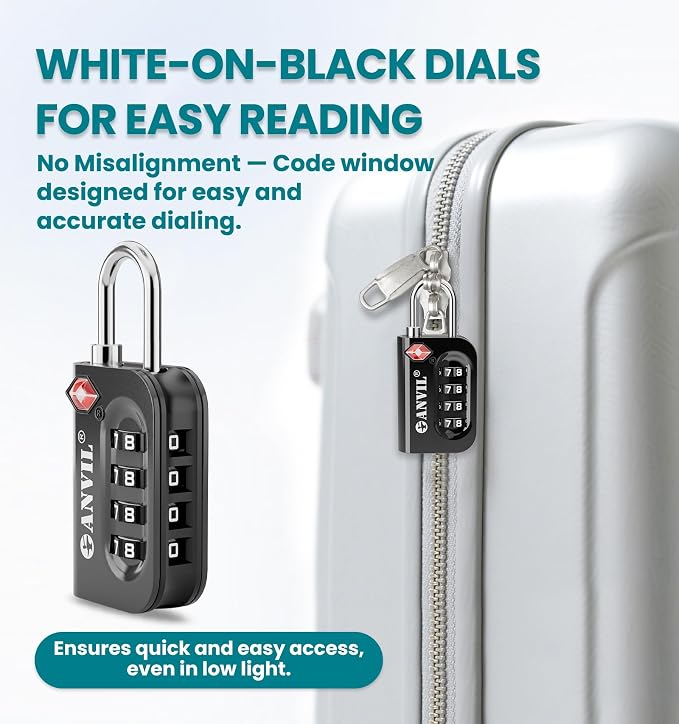 ANVIL TSA Approved Luggage Lock