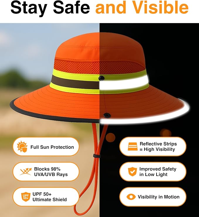 GearTOP Safari Sun Hat for Men and Sun Hats for Women UV Protection UPF 50+