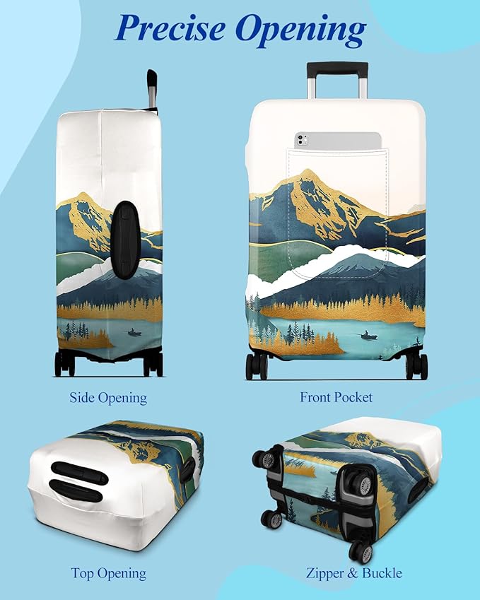 Slohif Luggage Cover for Suitcase Tsa Approved Protector