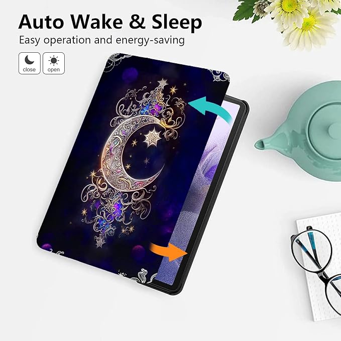 All-New HD 8 Plus Tablet Case Kindle Fire HD 8 Case 10th Generation 2024/2022/2020 Folding Stand PU Leather Slim Smart Cover with Auto Wake/Sleep for Amazon Fire Tablet 2020Animals Dog Paws