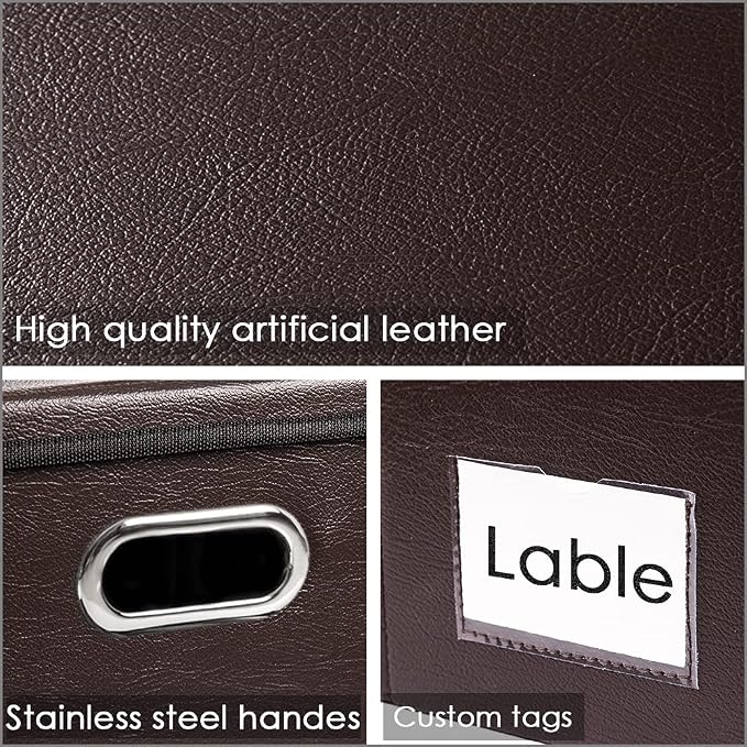 PRANDOM Large Collapsible Storage Bin
